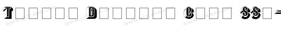 Twosie Display Caps SSi字体转换
